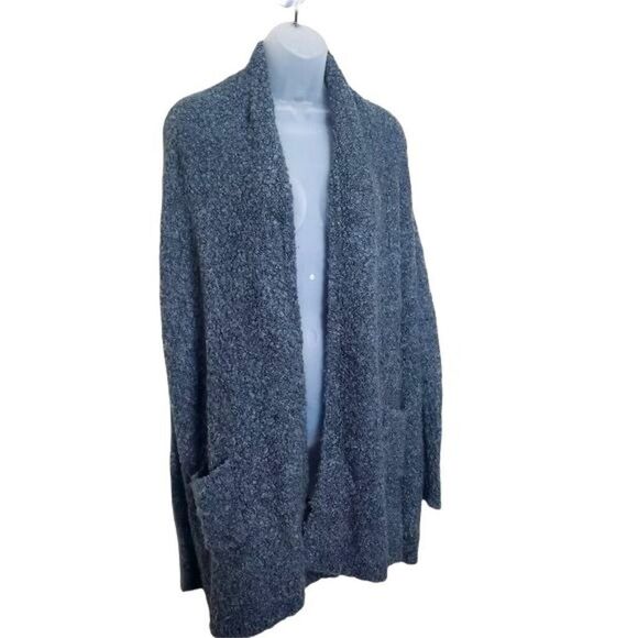 IF IT WERE ME ANTHRO Wool Alpaca Cardigan Womens SZ S‎ Gray Soft Lagen Academia - Picture 1 of 9
